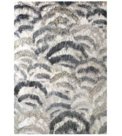 Fontanetta Rug by William Yeoward Silver Fontanetta Rug by William Yeoward Silver