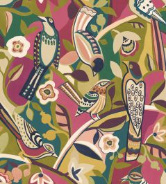 Forest Chorus Wallpaper by Ohpopsi Berry Leaf Forest Chorus Wallpaper by Ohpopsi Berry Leaf