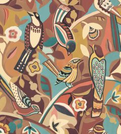 Forest Chorus Wallpaper by Ohpopsi Copperlight Forest Chorus Wallpaper by Ohpopsi Copperlight