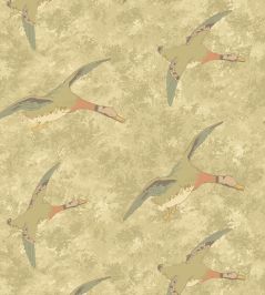 Forest Ducks Wallpaper by Mulberry Home Parchment Forest Ducks Wallpaper by Mulberry Home Parchment