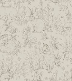 Forest Friends Wallpaper by Borastapeter Parchment Forest Friends Wallpaper by Borastapeter Parchment