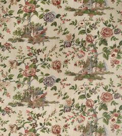 Forest Lodge Fabric by Thibaut Flax Forest Lodge Fabric by Thibaut Flax
