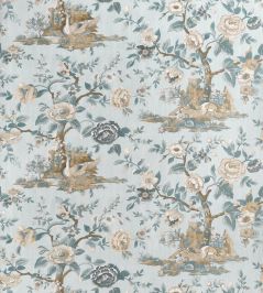 Forest Lodge Wallpaper by Thibaut Spa Blue Forest Lodge Wallpaper by Thibaut Spa Blue