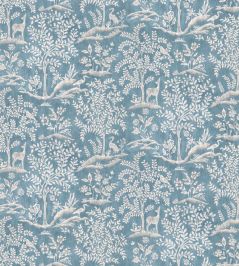 Foret Fabric by Nina Campbell Blue Foret Fabric by Nina Campbell Blue