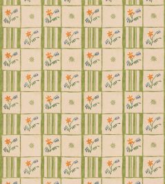 Forget-Me-Not Fabric by GP & J Baker Green Forget-Me-Not Fabric by GP & J Baker Green