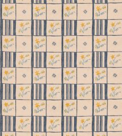 Forget-Me-Not Fabric by GP & J Baker Indigo Forget-Me-Not Fabric by GP & J Baker Indigo
