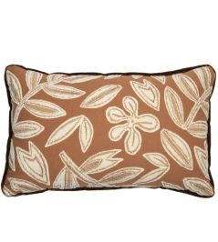 Forget Me Not Cushion 30 x 50cm by Maison Casamance Orange Terreux Forget Me Not Cushion 30 x 50cm by Maison Casamance Orange Terreux