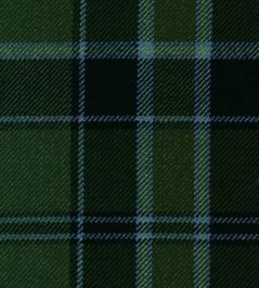Fort William Mtd Fabric by The Isle Mill Green Fort William Mtd Fabric by The Isle Mill Green