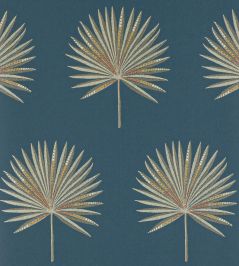 Fortunei Wallpaper by Jane Churchill Navy/Silver Fortunei Wallpaper by Jane Churchill Navy/Silver
