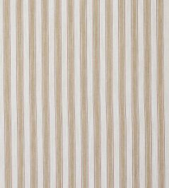 Frances Stripe Fabric by Colefax and Fowler Sand Frances Stripe Fabric by Colefax and Fowler Sand