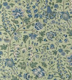 Francois Fabric by Anna French Green and Blue Francois Fabric by Anna French Green and Blue