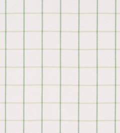 Frannie Windowpane Fabric by Schumacher Leaf Green Frannie Windowpane Fabric by Schumacher Leaf Green