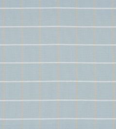 Frannie Windowpane Fabric by Schumacher Light Blue Frannie Windowpane Fabric by Schumacher Light Blue