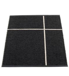 Fred Rug by Pappelina Black/Vanilla Fred Rug by Pappelina Black/Vanilla