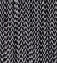 Fresco Herringbone Fabric by Ian Mankin Black Fresco Herringbone Fabric by Ian Mankin Black