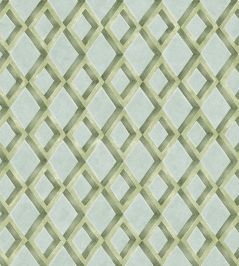Fresco Trellis Wallpaper by Cole & Son Olive on Duck Egg Fresco Trellis Wallpaper by Cole & Son Olive on Duck Egg