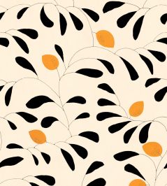 Fresh Lemons Wallpaper by Tres Tintas Beige Fresh Lemons Wallpaper by Tres Tintas Beige