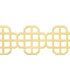 Fret Applique Trimming by Thibaut Daffodil Fret Applique Trimming by Thibaut Daffodil