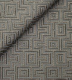 Fret Maze Fabric by Jim Thompson Shale Grey Fret Maze Fabric by Jim Thompson Shale Grey