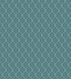 Fretwork Wallpaper by Cole & Son Teal & Viridian Fretwork Wallpaper by Cole & Son Teal & Viridian