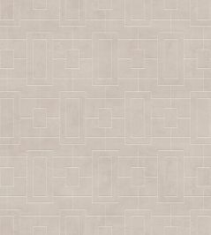 Fretwork Wallpaper by Coordonne Limestone Fretwork Wallpaper by Coordonne Limestone