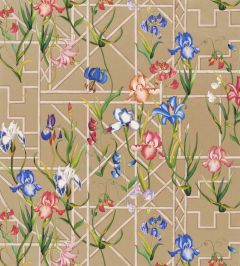 Fretwork Garden Wallpaper by Christian Lacroix Or Fretwork Garden Wallpaper by Christian Lacroix Or