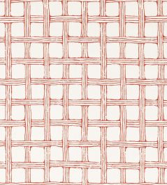 Fretwork Print Fabric by Scion Ladybird Red Fretwork Print Fabric by Scion Ladybird Red