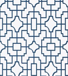 Fretwork Wallpaper by Thibaut Navy Fretwork Wallpaper by Thibaut Navy