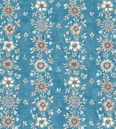 Freya Fabric by Lewis & Wood Delphi Freya Fabric by Lewis & Wood Delphi