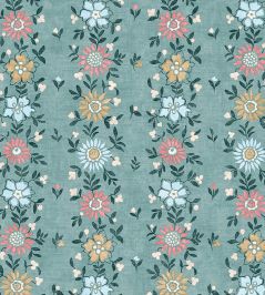 Freya Fabric by Lewis & Wood Sea Rose Freya Fabric by Lewis & Wood Sea Rose