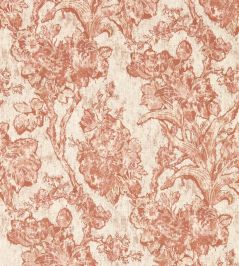 Fringed Tulip Toile Wallpaper by Sanderson Putty Fringed Tulip Toile Wallpaper by Sanderson Putty