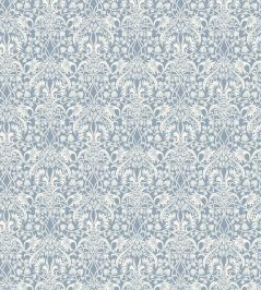 Fritillerie Wallpaper by GP & J Baker Blue Fritillerie Wallpaper by GP & J Baker Blue