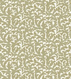 Frond Ogee Fabric by Josephine Munsey Yellow and Light Blue Frond Ogee Fabric by Josephine Munsey Yellow and Light Blue