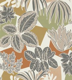 Frondoso Wallpaper by Osborne & Little Copper/Charcoal Frondoso Wallpaper by Osborne & Little Copper/Charcoal