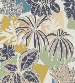Frondoso Wallpaper by Osborne & Little Petrol/Gold Frondoso Wallpaper by Osborne & Little Petrol/Gold