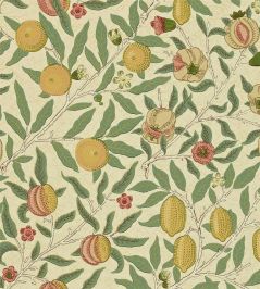Fruit Wallpaper by Morris & Co Beige/Gold/Coral Fruit Wallpaper by Morris & Co Beige/Gold/Coral