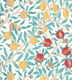 Fruit Wallpaper by Morris & Co Green Indigo / Madder Fruit Wallpaper by Morris & Co Green Indigo / Madder