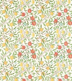 Fruit Fabric by Morris & Co Leaf Green / Madder Fruit Fabric by Morris & Co Leaf Green / Madder