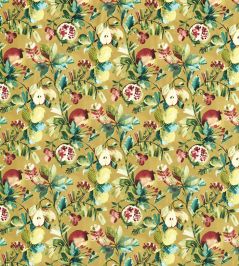Fruta Velvet Fabric by Studio G Ochre Fruta Velvet Fabric by Studio G Ochre