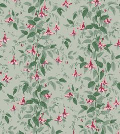 Fuchsia Wallpaper by Cole & Son Dusty Rose & Pale Sage on Soft Laurel Fuchsia Wallpaper by Cole & Son Dusty Rose & Pale Sage on Soft Laurel