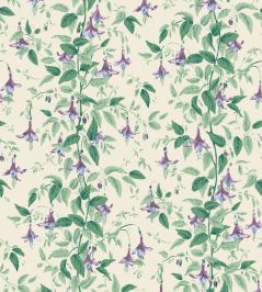 Fuchsia Wallpaper by Cole & Son Mauve & Sea Green on Cream Fuchsia Wallpaper by Cole & Son Mauve & Sea Green on Cream
