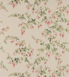 Fuchsia Wallpaper by Colefax and Fowler Pink/Green Fuchsia Wallpaper by Colefax and Fowler Pink/Green
