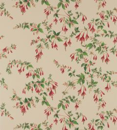Fuchsia Wallpaper by Colefax and Fowler Red/Forest Fuchsia Wallpaper by Colefax and Fowler Red/Forest