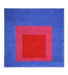 Full, 1962 by Josef Albers Rug by CF Editions Red/Blue Full, 1962 by Josef Albers Rug by CF Editions Red/Blue