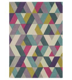 Funk Chevron Rug by Asiatic Blue, Green Funk Chevron Rug by Asiatic Blue, Green