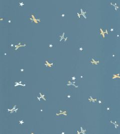 Funny Planes Wallpaper by Caselio Bleu Nuit Funny Planes Wallpaper by Caselio Bleu Nuit