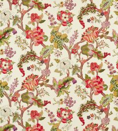 Fusang Tree Fabric by Sanderson Cinnabar Red Fusang Tree Fabric by Sanderson Cinnabar Red