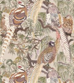 Game Birds Wallpaper by Mulberry Home Antique Game Birds Wallpaper by Mulberry Home Antique