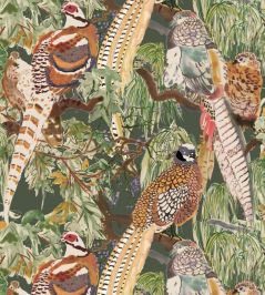 Game Birds Wallpaper by Mulberry Home Forest Game Birds Wallpaper by Mulberry Home Forest