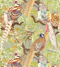 Game Birds Wallpaper by Mulberry Home Multi Game Birds Wallpaper by Mulberry Home Multi